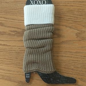 NWT Boot/leg warmers by XOXO